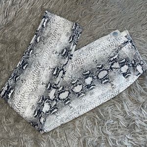 Snake skin jeans